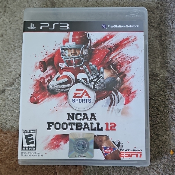 NCAA Football 12 for PS3 - Red Cover - Picture 1 of 3